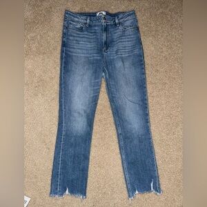 PAIGE Straight Blue Jeans